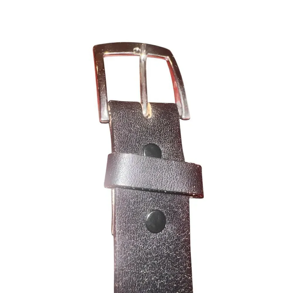 52” Cinturones MADFLOUR Premium Leather Belt with Stn Steel Bkle - Big & Tall